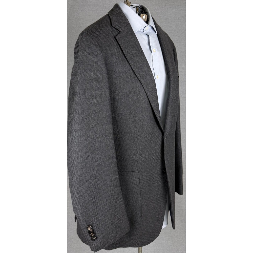 Suitsupply Havana HL Blazer Mens 46R Charcoal Grey E. Thomas Wool Sport Slim